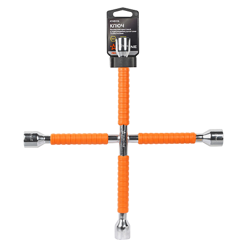 Ключ баллонный крестовой 350мм PRO с пластиковыми рукоятками (17х19х21х22)