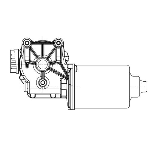 Моторедуктор стеклоочистителя для автомобилей Jaecoo J7 (23-) (перед.)