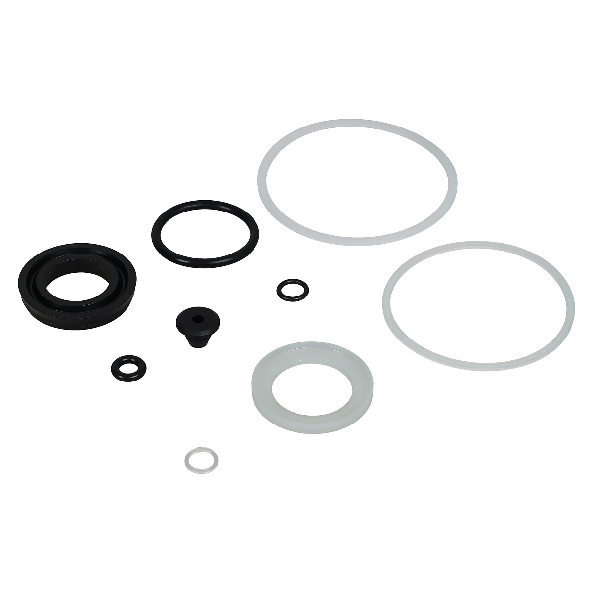 Комплект ремонтный для подкатных домкратов 9шт. (кольца уп. D(мм) 6-74)