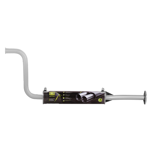 Глушитель для автомобилей Лада 2108 дополнительный (резонатор) под катализатор (алюминизированная сталь)