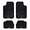 Ковры ковролиновые в салон автомобиля универсальные, цвет черн., компл. 4 шт.