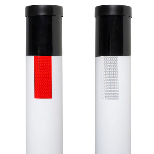 Столбик дорожный сигнальн. 750мм(тип С2) соотв.ТР ТС 014/2011,кругл.сечен.,с креп.основой