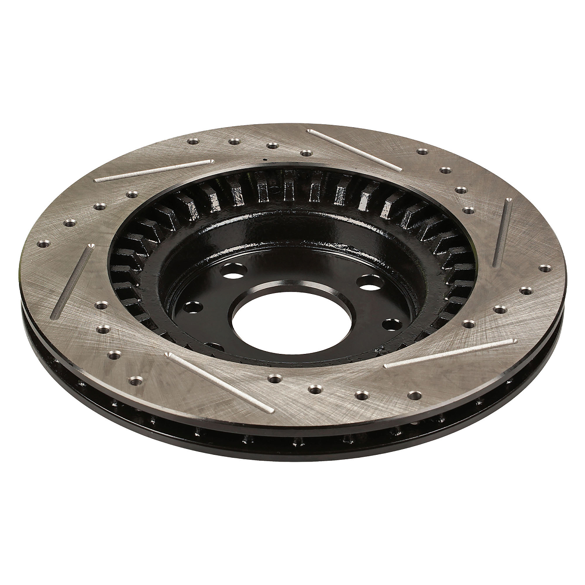 Комплект тормозных дисков и колодок для автомобилей Лада 2112 R14 передняя ось (диск тормозной перфорированный/слотированный/окрашенный 2 шт. + колодки тормозные керамический 1 комплект)