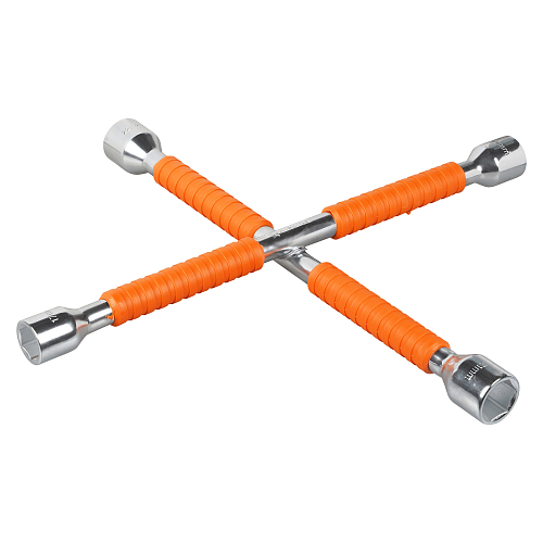 Ключ баллонный крестовой 350мм PRO с пластиковыми рукоятками (17х19х21х22)