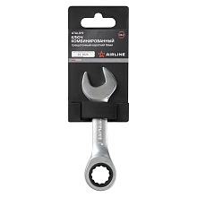 Ключ комбинированный трещоточный короткий 16мм PRO, пласт.подвес