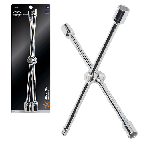 Ключ баллонный крестовой складной (17*19*21*1/2) 400мм PRO