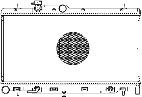 Радиатор охлаждения для автомобилей Legacy (98-)/Outback (98-) 2.0i/2.5i