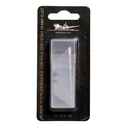 Лезвия трапециевидные сменные для ножа 19мм 10шт