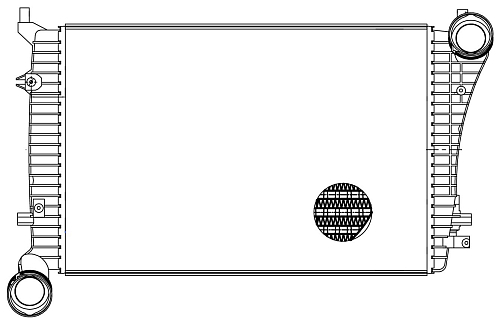 ОНВ (радиатор интеркулера) для автомобилей Octavia (04-) 1.9TDi