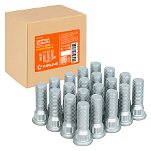 Шпилька колесная M12x1,5x27x42,5, d посадки 14,4, дакромет для а/м Toyota/Mitsubishi