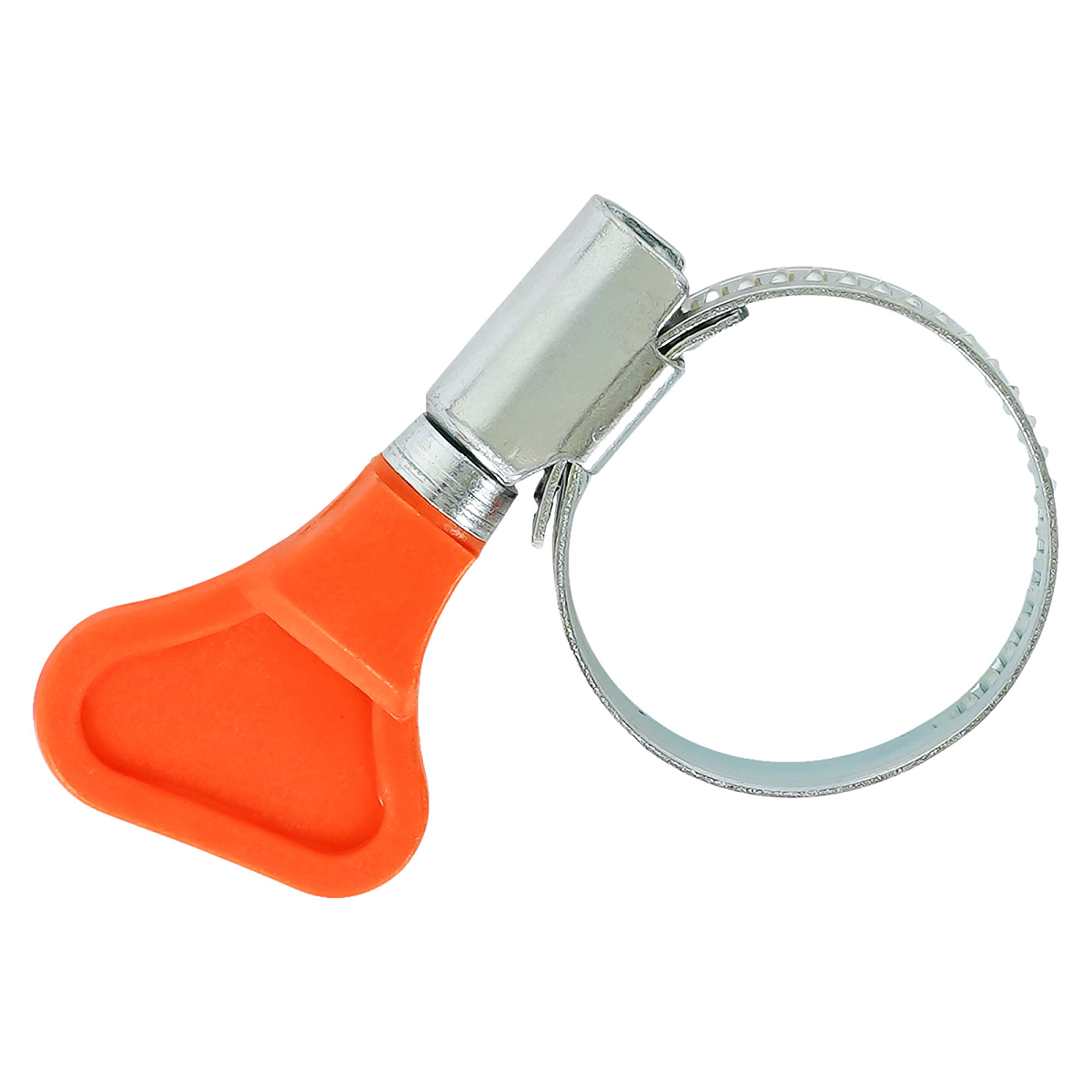 Хомут червячный 16-27/9мм с ключом, стандарт, W1(оцинк.)