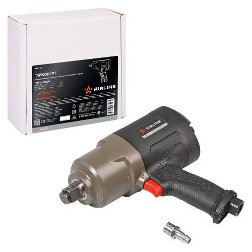 Гайковерт пневматический ударный композитный 3/4"DR 2100Нм PRO