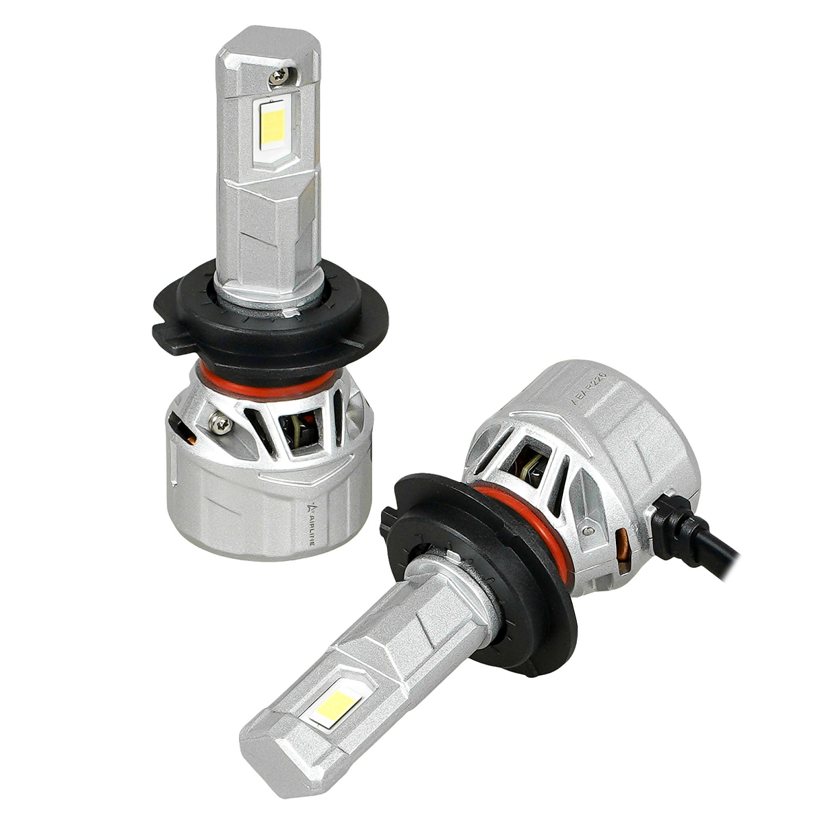Лампа светодиодная H7 ULTRA, 55Вт, 10400Лм (5200Лм x 2), 6500К (Белый), 12/24В, комплект 2 шт.
