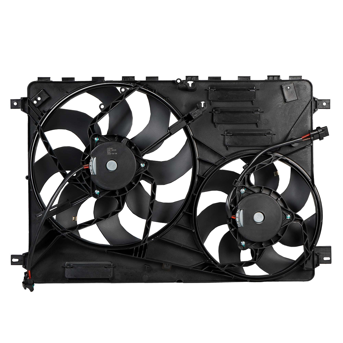 Электровентилятор охлаждения для автомобилей Land Rover Freelander II (06-) 2.2d (2 вент.) (с кожухом)