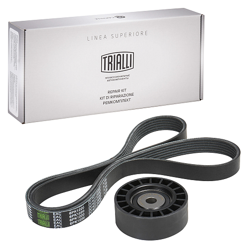 Ремкомплект привода для автомобилей ГАЗ/УАЗ (ЗМЗ-405/406/409) без ГУР (6PK1220 + ролик)