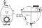 Бачок расширительный охлаждающей жидкости для а/м Mercedes-Benz G (W463) (90-)