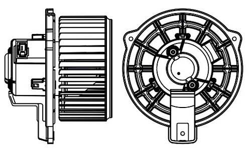 Электровентилятор отопителя для автомобилей KIA Mohave I (09-)/Carnival II (06-)