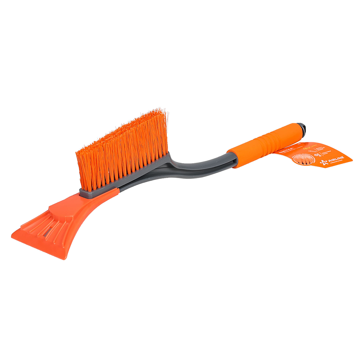 Щетка от снега и льда с мягкой щетиной + скребок (56 см)