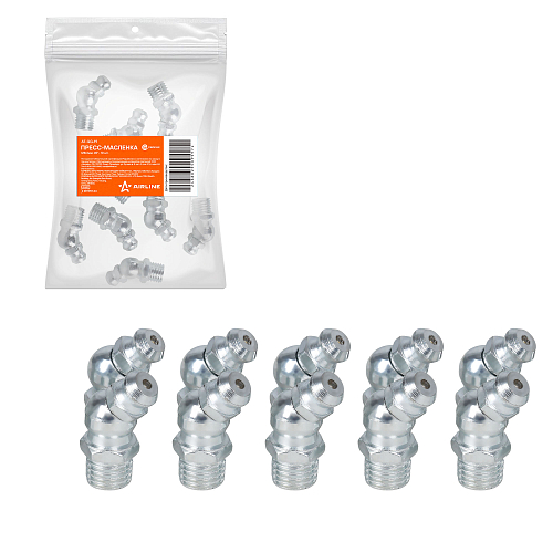 Пресс-маслёнка (тавотница) М8х1мм 45°