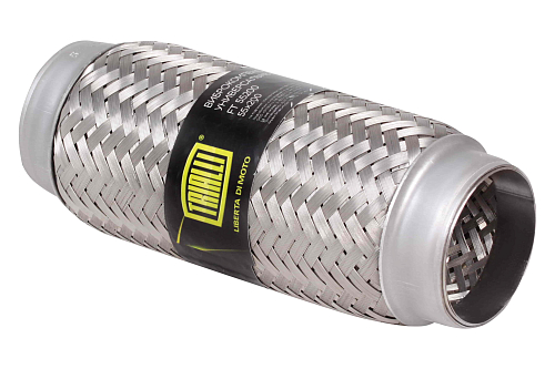 Виброкомпенсатор выхлопной трубы (Гофра) 55x200 InnerBraid (нержавеющая сталь)