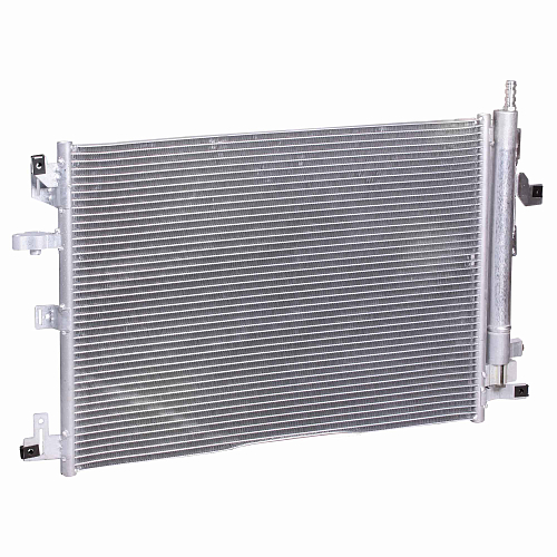 Радиатор кондиционера для автомобилей Volvo XC90 (02-) (c ресивером)