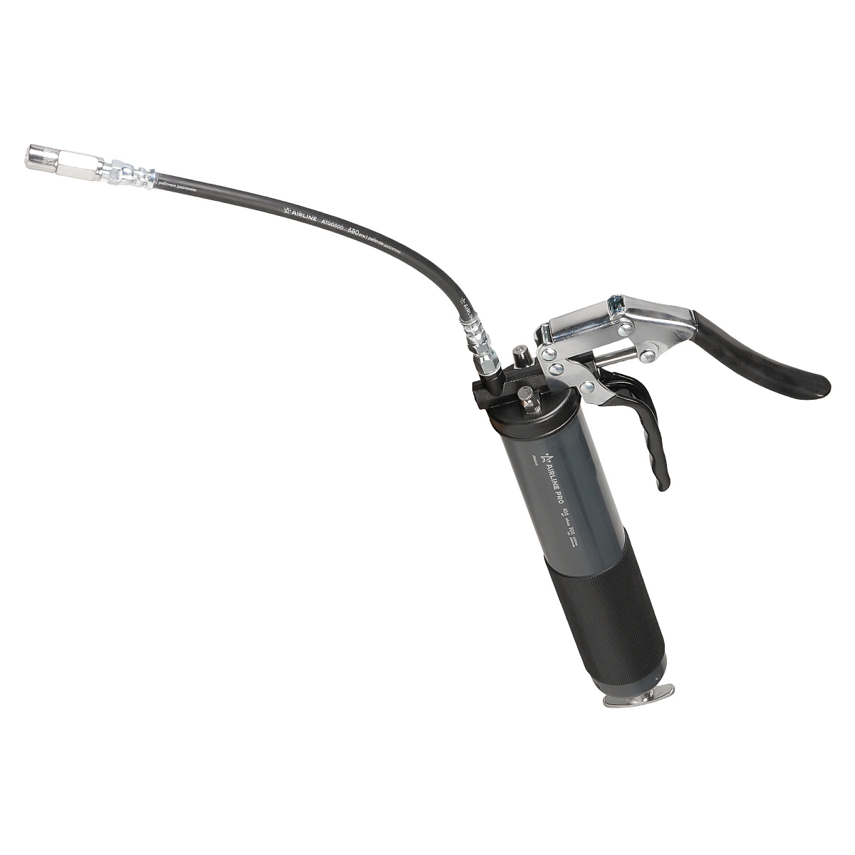 Шприц плунжерный пистолетного типа 400см3 PRO клапан уд воздуха (возможно примен картриджа)