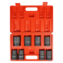 Набор головок ударных 1"DR L=78мм, 8пр. (22-41мм) пласт. кейс.