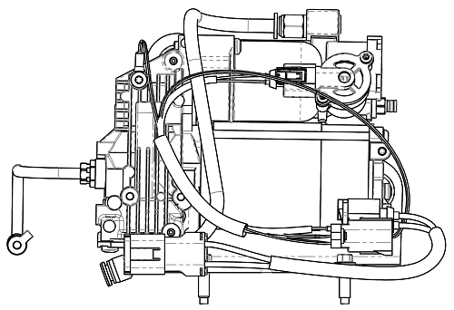 Компрессор пневмоподвески для а/м Land Rover Discovery III (04-)/IV (09-) 2.7D/3.0D
