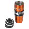 Термокружка с клапаном, 380 мл., оранжевая