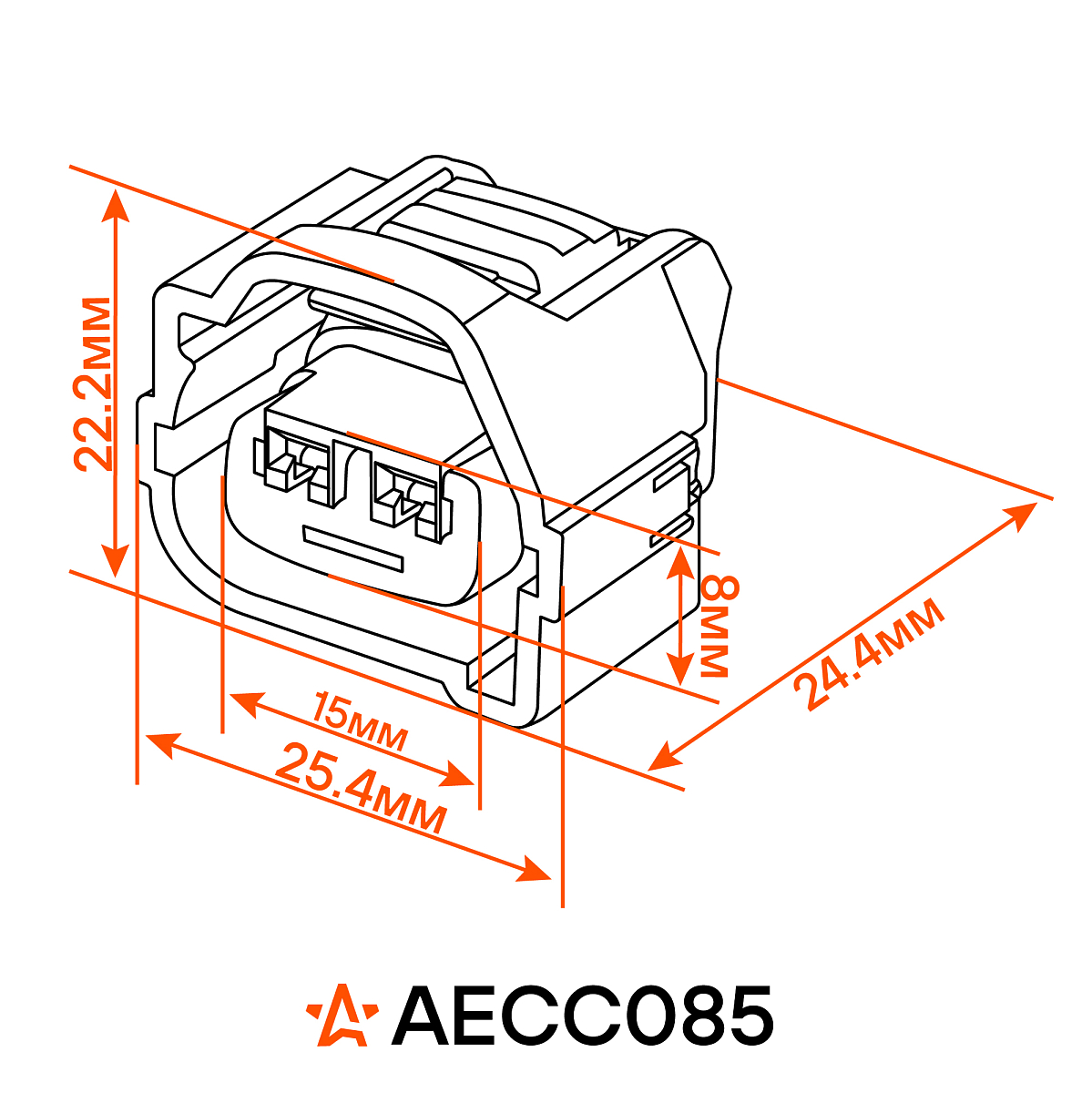 Разъём 2 pin с проводами для катушки зажигания Chevrolet, Daewoo, Hyundai