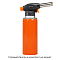 Горелка газовая на цанговый баллон, пьезоподжиг, ЭКО,170x50x65мм,черн/оранж.