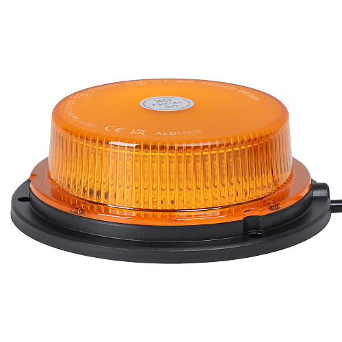 Маяк проблесковый светодиодный PRO, 18Вт, 18LED, 12/24В, 7 режимов, болтовое крепление, D-120мм, H-40мм