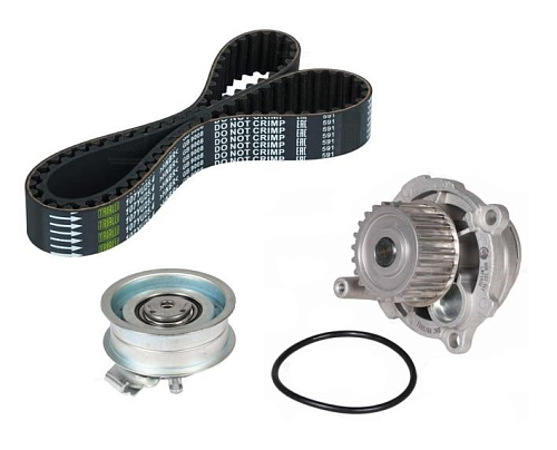 Ремкомплект ГРМ для автомобилей VW Passat B5 (96-)/Golf IV (97-)/Audi A4 (00-)/A6 (97-) 1.6i (помпа/ремень/ролик)