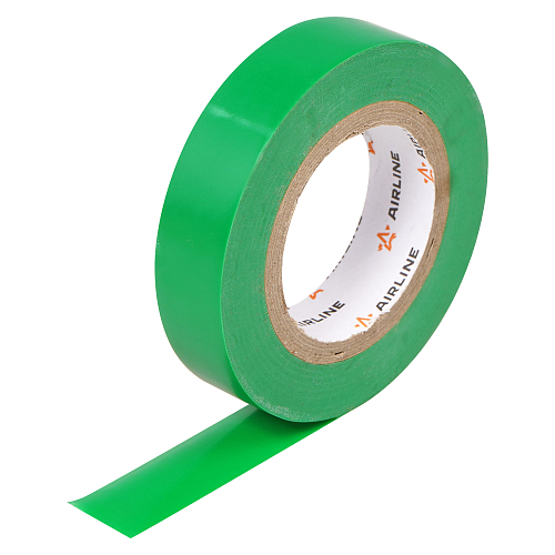 Изолента ПВХ, зеленая, 15 мм*10 м