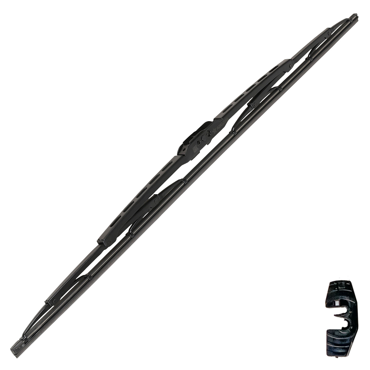 Щетка стеклоочистителя 600 мм (24") каркасная, 1 адаптер