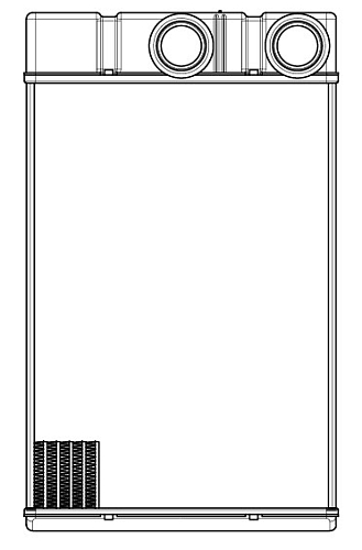 Радиатор отопителя для автомобилей Cruze (10-)/Orlando (10-)