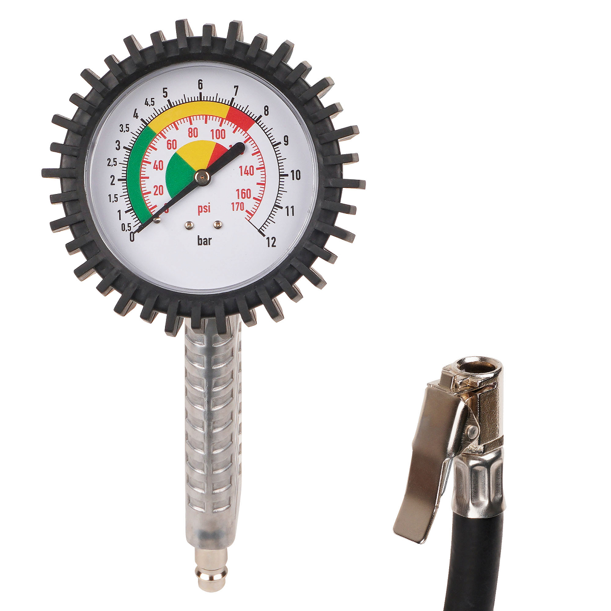 Пистолет для накачки шин 12 АТМ PRO с манометром