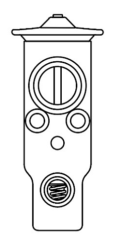 Клапан расширительный кондиционера (ТРВ) для автомобилей Pathfinder (R51) (05-)/Navara (D40) (05-)