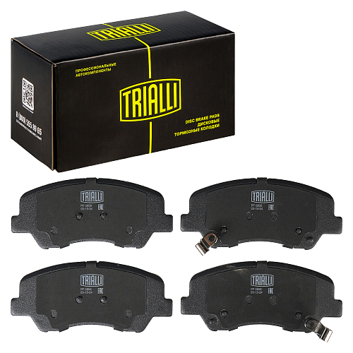 Колодки тормозные дисковые передние для автомобилей Hyundai Solaris (10-) / Kia Rio (10-)