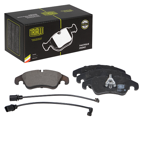 Колодки тормозные дисковые передние для автомобилей Audi A6 (11-) / A7 (10-) / Q5 (08-) (в комплекте с 2-мя датчиками)