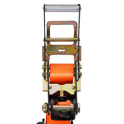 Ремень крепления автовозный с храповиком и резиновым контроллером 4 т, 3 м