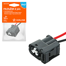 Разъём 2 pin с проводами для катушки зажигания Лада, Renault, Hyundai
