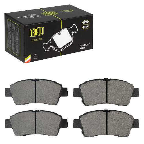 Колодки тормозные дисковые передние для автомобилей Toyota Vitz (99-) / FunCargo (99-) / Platz (00-) с тормозной системой Akebono