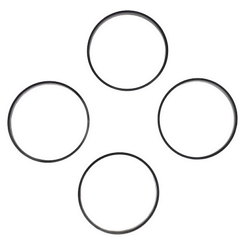 Кольцо центровочное для литого диска 74.1-72.6мм, комплект 4 шт., пластик