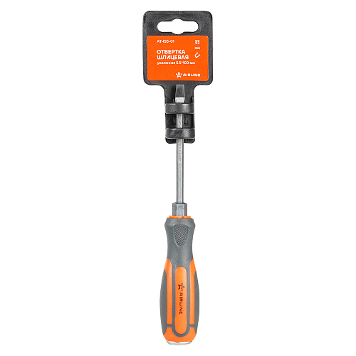 Отвертка шлицевая SL5х100мм, усиленная магнитная