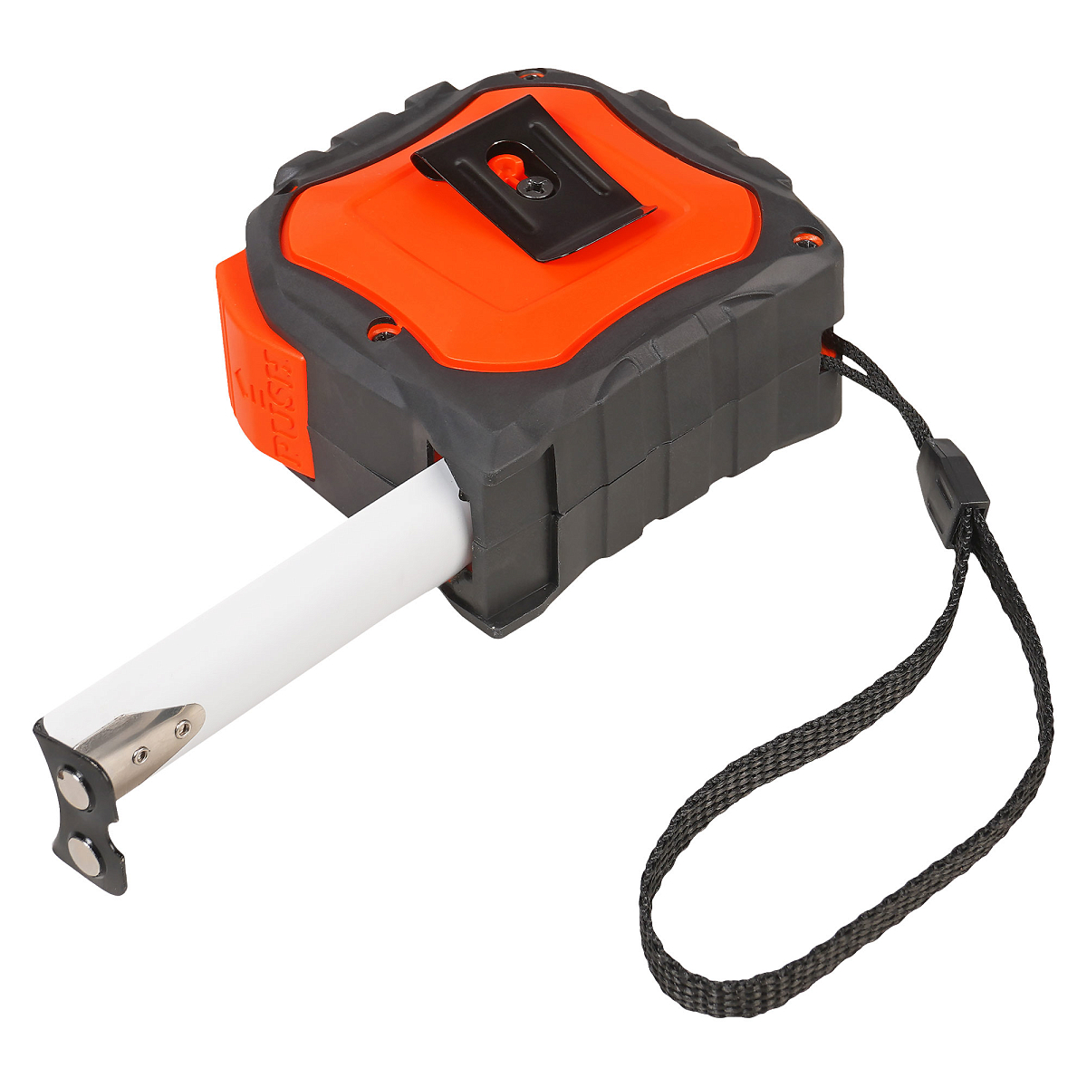 Рулетка в прорезиненном корпусе 7.5мх25мм, автостоп, магнитный зацеп