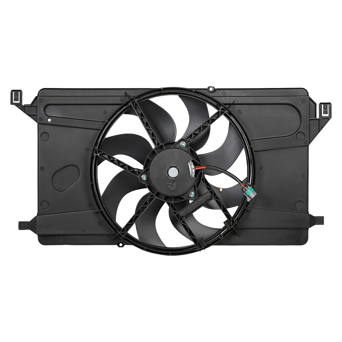 Электровентилятор охлаждения для автомобилей Focus II (03-) 1.4i/1.6i (с кожухом)