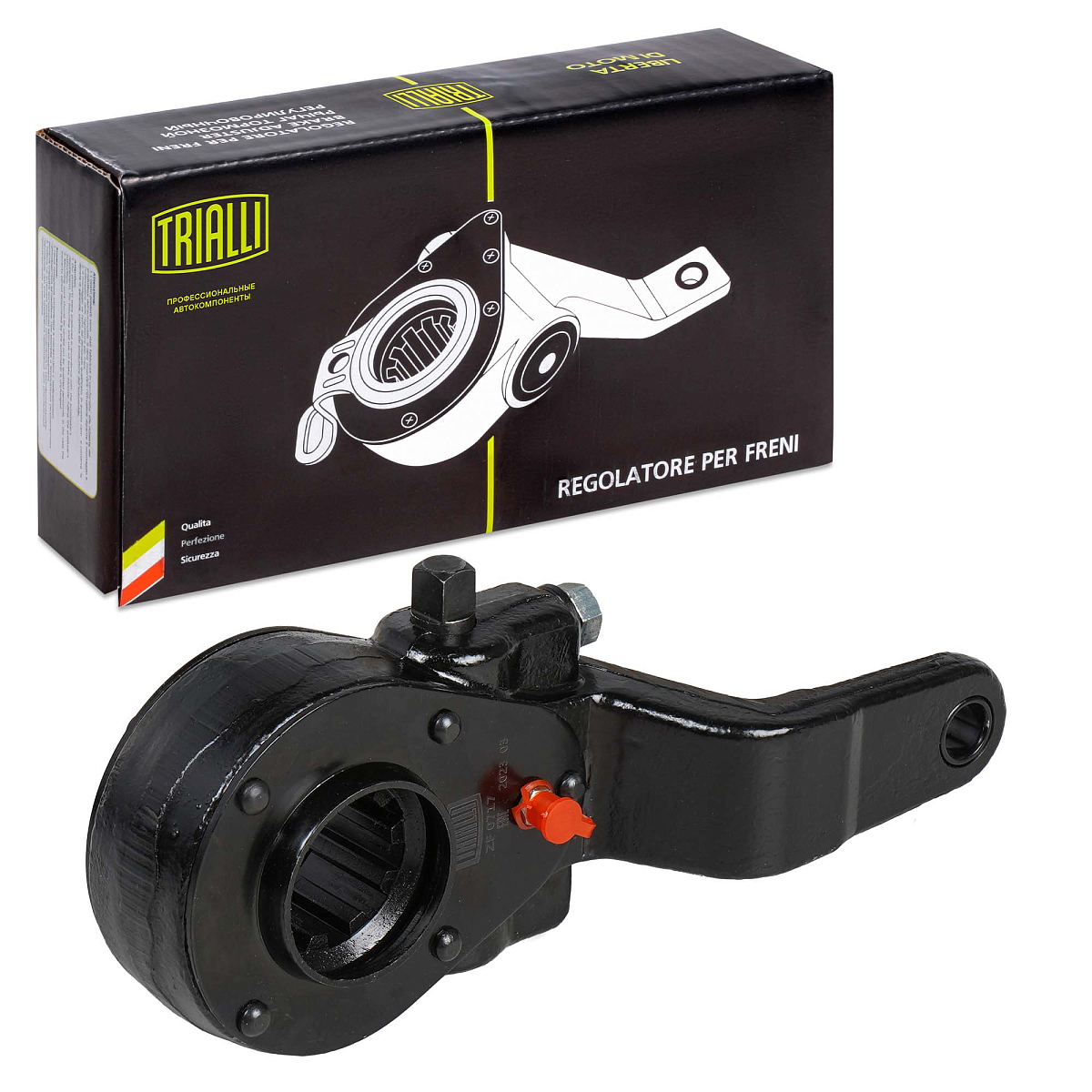 Рычаг тормоза регулировочный механический (трещотка) для автомобилей КамАЗ 6540 передний / задний левый