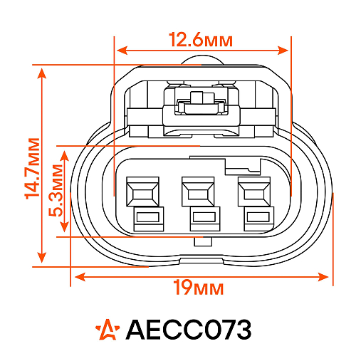 Разъём 3 pin с проводами для катуш.зажиг. ГАЗ/УАЗ; для датчика фазы Chevrolet/Opel; для парктр. BMW