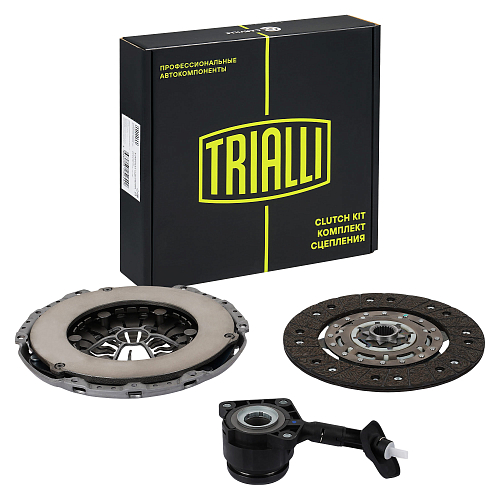 Комплект сцепления для автомобилей Ford Mondeo IV (07-)/Kuga (08-) 2.0TDI с компенсацией износа в сборе с гидравлической муфтой для двигателей с двухмассовым маховиком